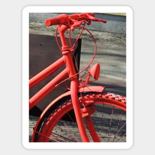 Cycling Red Sticker